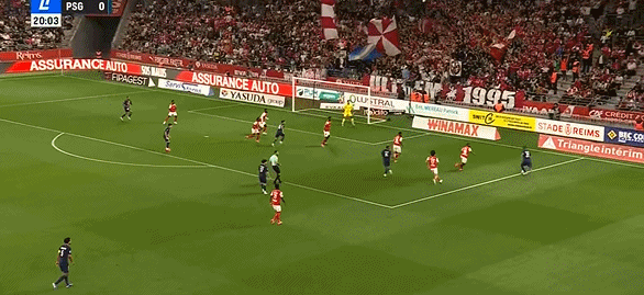 联赛名称：法甲半场结束：中村圭人闪击破门 兰斯暂1-0巴黎圣日耳曼